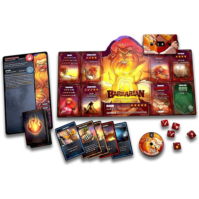 Dice Throne: Season 1 Rerolled - Box 1 - Barbarian vs. Moon Elf