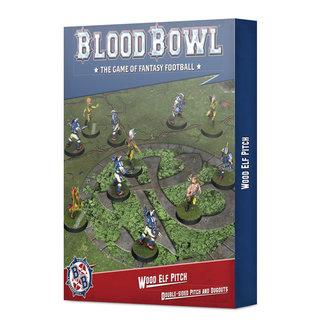 Warhammer 40k Blood Bowl: Wood Elf Pitch & Dugouts