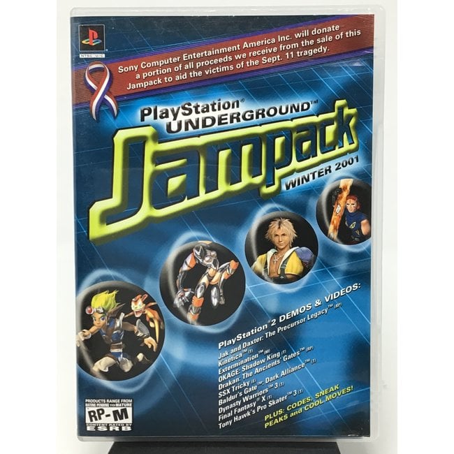 Playstation Underground Jampack (PS2 w/ MANUAL)