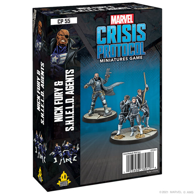 Marvel: Crisis Protocol - Nick Fury & S.H.I.E.L.D. Agents ~ Discontinued