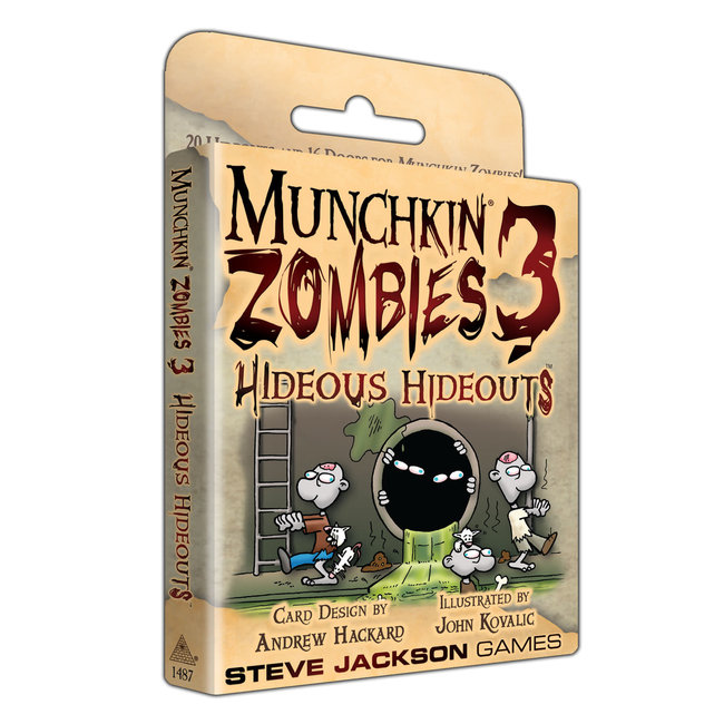 Munchkin Zombies: 3 Hideous Hideouts