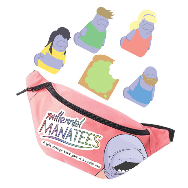 Millenial Manatees: Board Game In A Fanatee Pack ~ SUMMER SALE