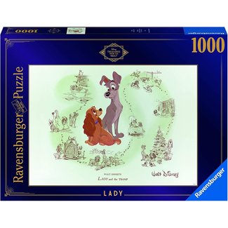 Ravensburger Disney Vault Collection: Lady & The Tramp 1000 pc Puzzle