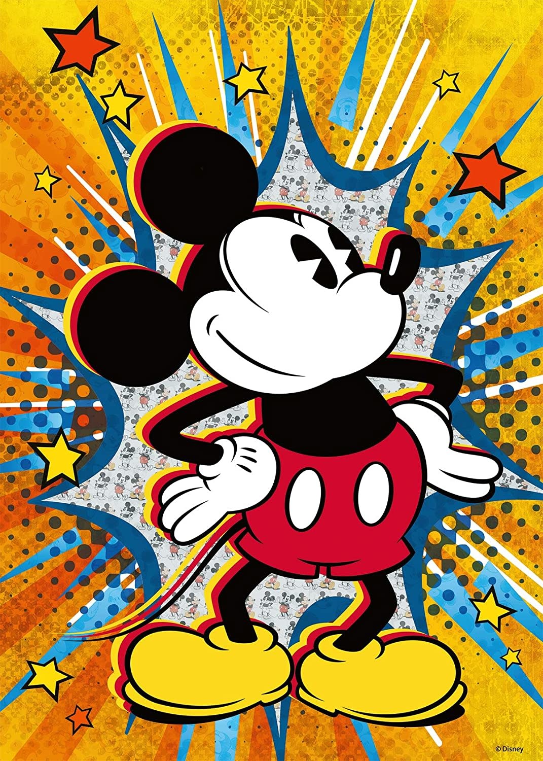 Disney: Retro Mickey 1000 pc Puzzle - Cape Fear Games
