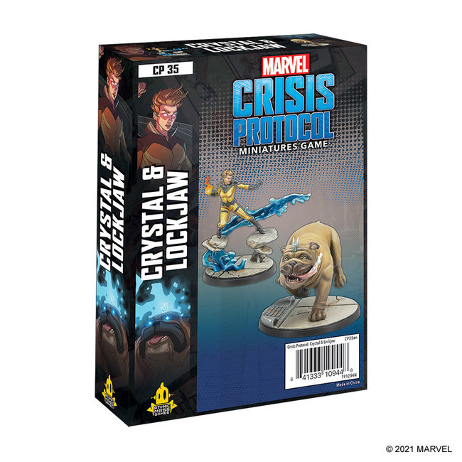 Atomic Mass Games Marvel Crisis Protocol: Crystal & Lockjaw