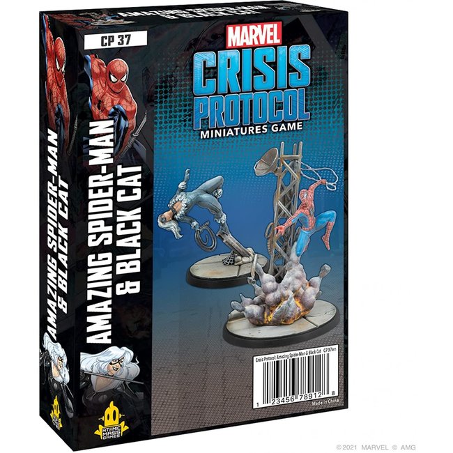 Marvel: Crisis Protocol - Spider-Man & Black Cat ~ Discontinued