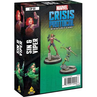 Atomic Mass Games Marvel Crisis Protocol: Sin & Viper