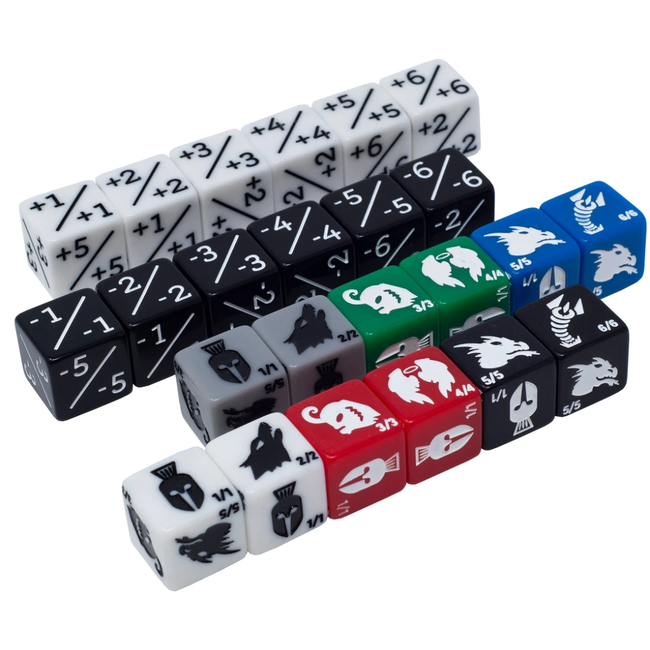 Monster Rocks 1.0: Token, Counter Dice for Magic The Gathering (24 ct)