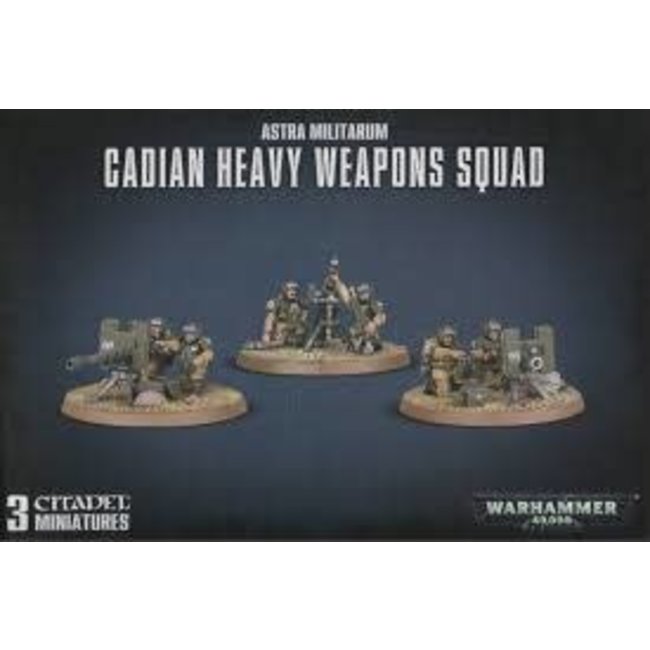 Astra Militarum: Cadian Heavy Weapons Squad