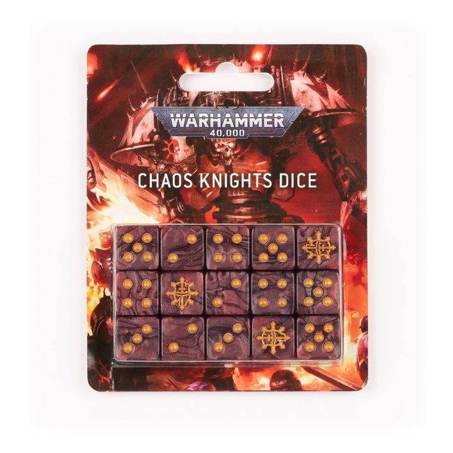 40K: Chaos Knights Dice