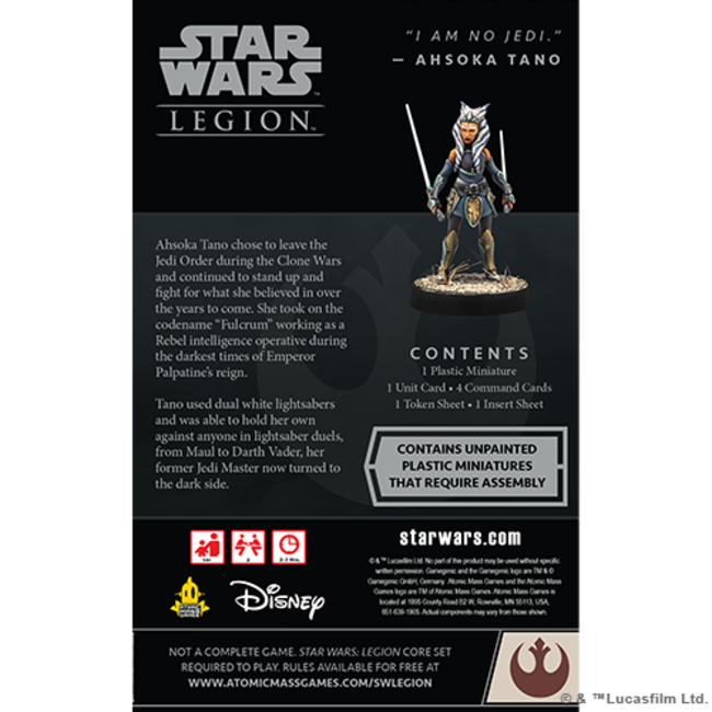 Star Wars: Legion - Ahsoka Tano Operative Exapnsion