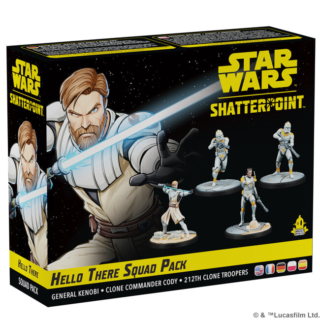 Star Wars: Shatterpoint - Hello There - General Obi-Wan Kenobi Squad Pack