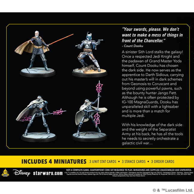 *Star Wars: Shatterpoint - Twice The Pride: Count Dooku Squad Pack