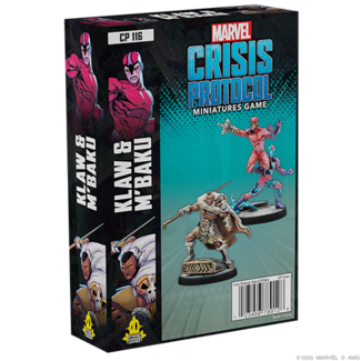 Atomic Mass Games Marvel: Crisis Protocol - Klaw & M'Baku