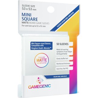 Gamegenic Matte Sleeves: Mini-Square 51x51 - SUMMER SALE
