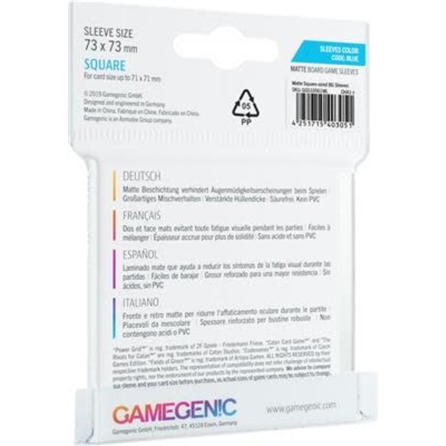 Matte Sleeves: Square 71x71