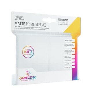 Gamegenic Gamegenic - White  Matte Prime Sleeves 100 ct