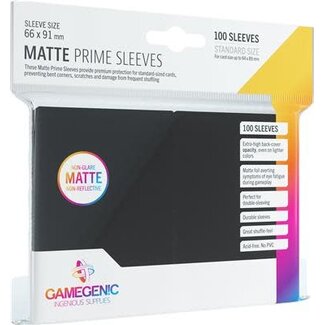 Gamegenic *Prime Matte Sleeves 100 ct - Black GG