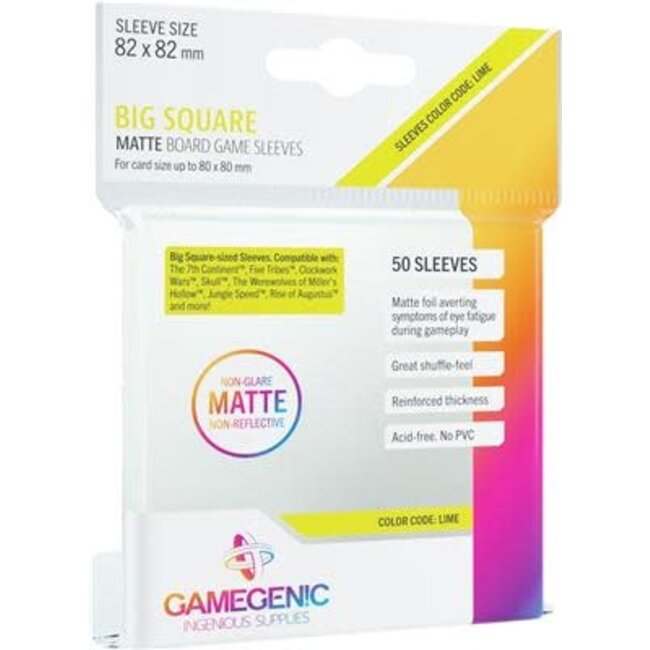 Matte Sleeves: Big Square 82x82