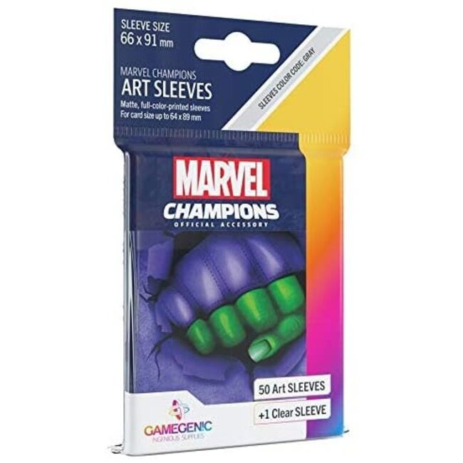 She-Hulk Marvel Champions Art Sleeves 50 ct - Gamegenic