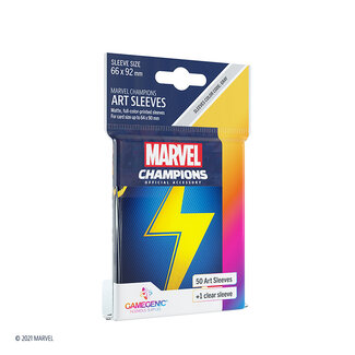 Gamegenic Ms. Marvel Marvel Champions Art Sleeves 50 ct - Gamegenic