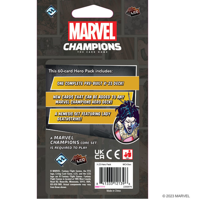 Marvel Champions: X-23 Hero Pack
