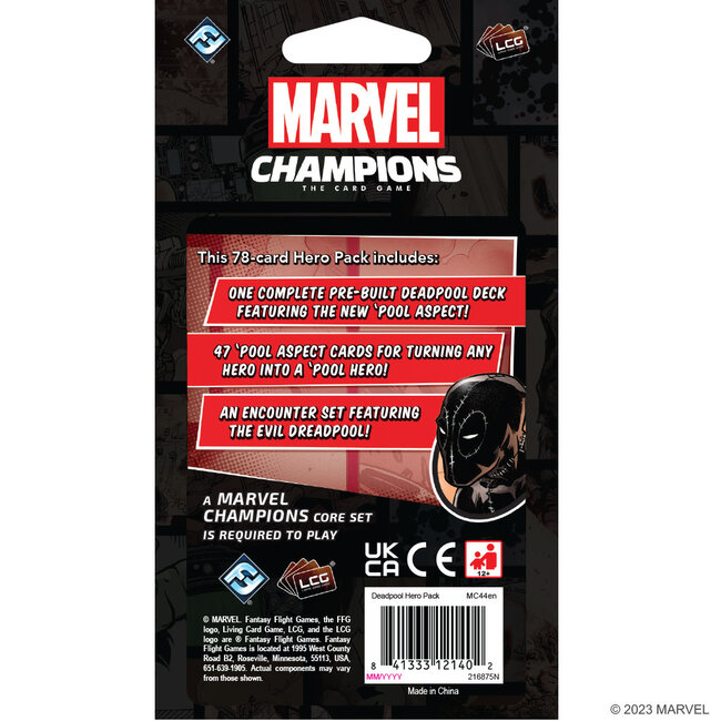 Marvel Champions: Deadpool Expanded Hero Pack