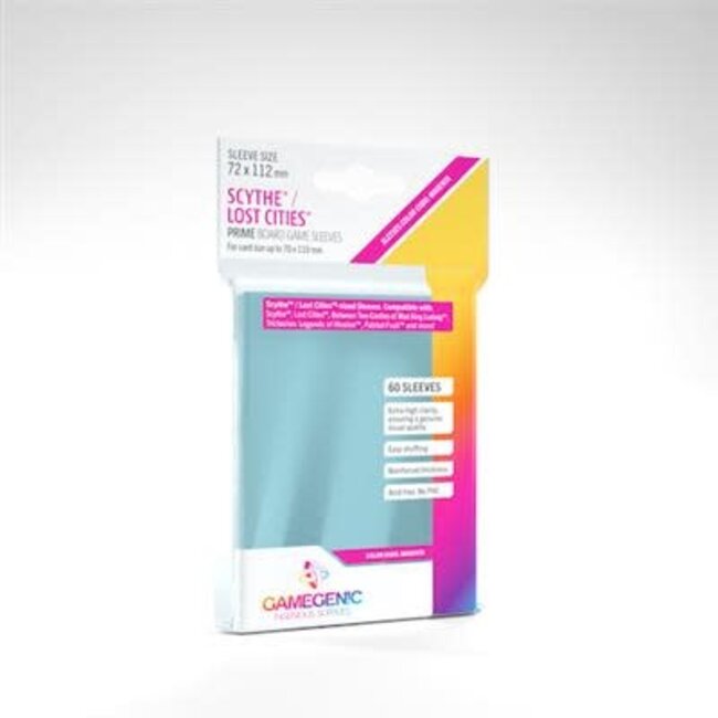 Prime Sleeves: Scythe and/or Lost Cities 72x112