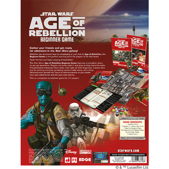 Star Wars - Age Of Rebellion: Beginner Game