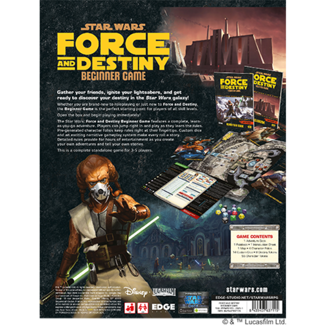 Star Wars - Force And Destiny: Beginner Game - SUMMER SALE