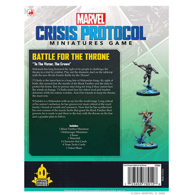 Marvel: Crisis Protocol - Rival Panels: Battle For The Throne