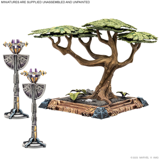 Marvel: Crisis Protocol - Kingdom Of Wakanda Terrain Pack