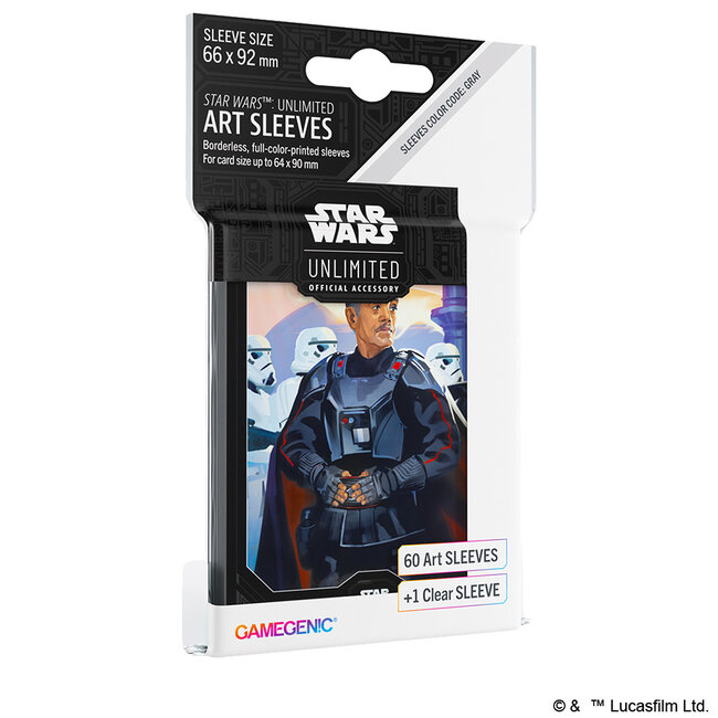 *Star Wars: Unlimited Sleeve 60 ct - Moff Gideon GG