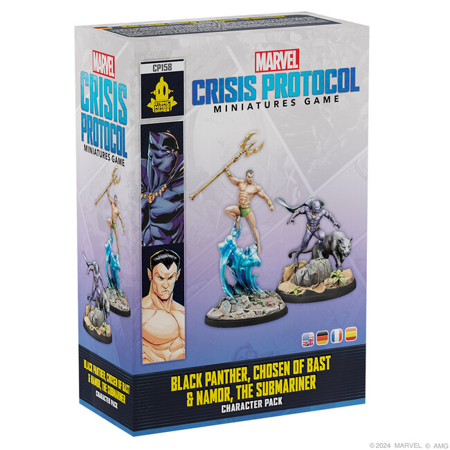 Marvel: Crisis Protocol - Black Panther, Chosen Of Bast & Namor, The Sub-Mariner