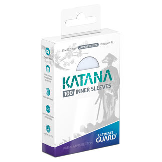 Ultimate Guard Japanese Katana Sleeves 100 ct - Transparent UG