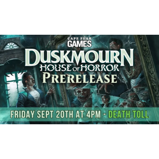 Duskmourn: House of Horror Prerelease Commander Precon Events