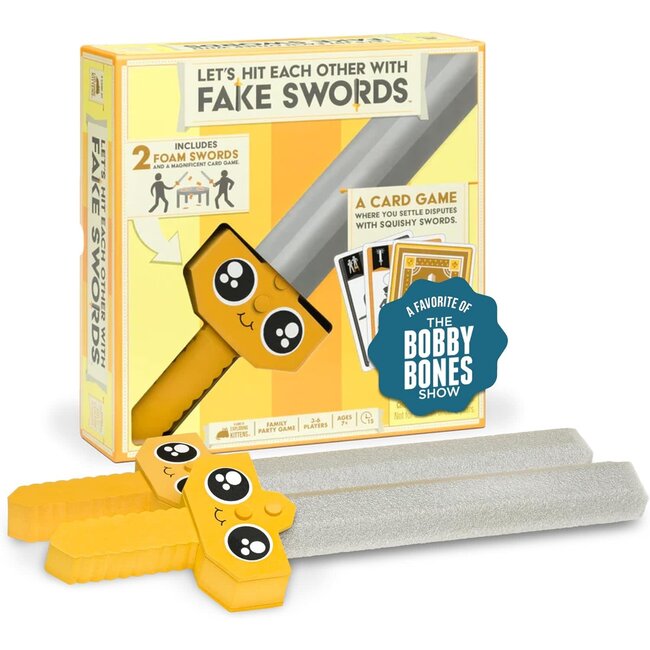Let's Hit Each Other with Fake Swords
