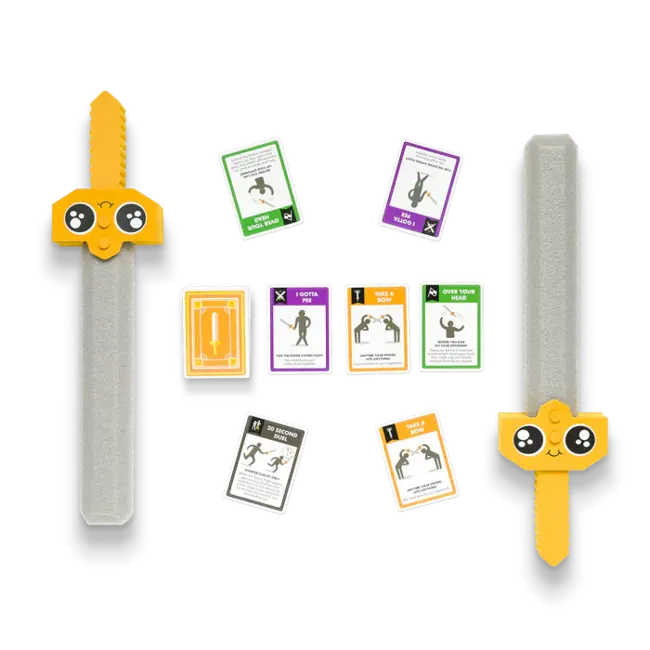 Let's Hit Each Other with Fake Swords