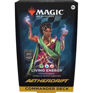 Magic: The Gathering MTG Aetherdrift Living Energy Commander Deck