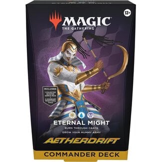 Magic: The Gathering MTG Aetherdrift Eternal Might Commander Deck