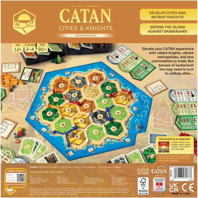 Catan 6th Edition – Cities & Knights Expansion