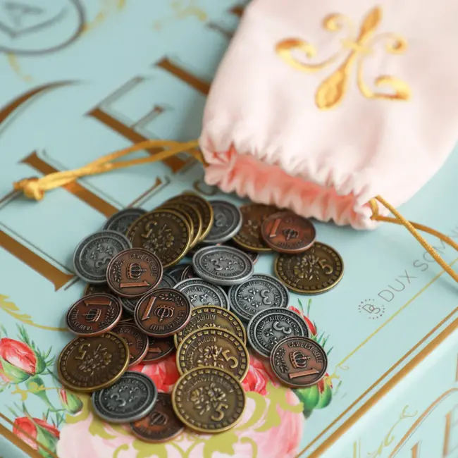 La Fleur Rose Metal Coins