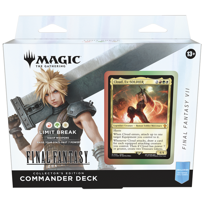 Magic: The Gathering *PRE-ORDER 6/6* MTG Final Fantasy Limit Break Collector Commander Deck - LIMIT 1