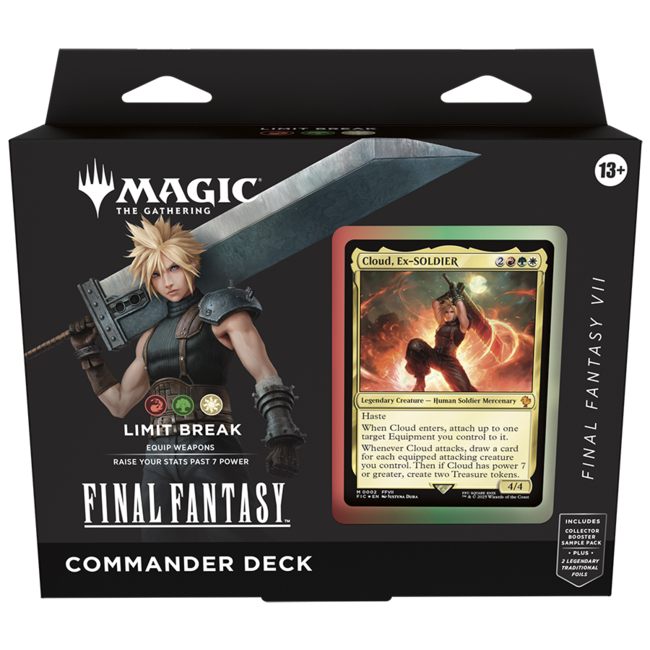 Magic: The Gathering MTG Final Fantasy Limit Break Commander Deck - LIMIT 1