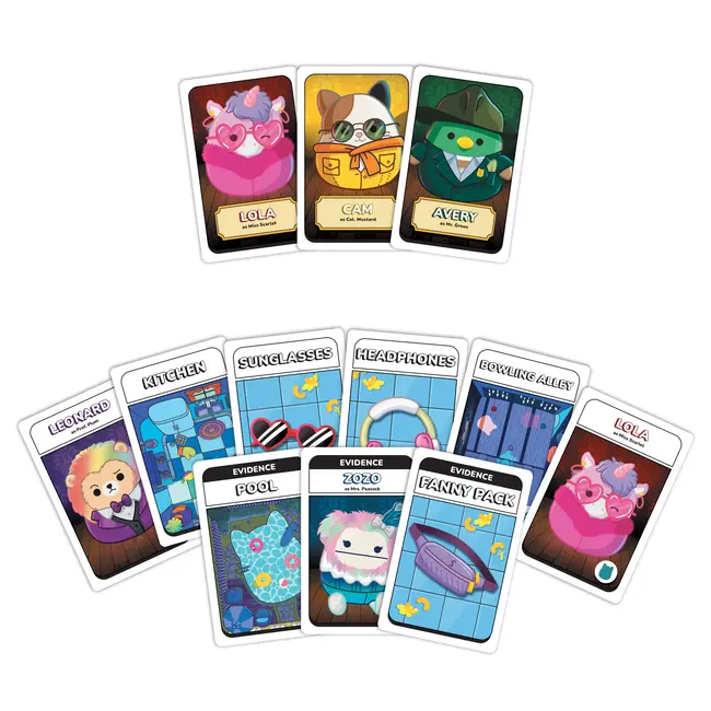 Clue Card Game - Squishmallows