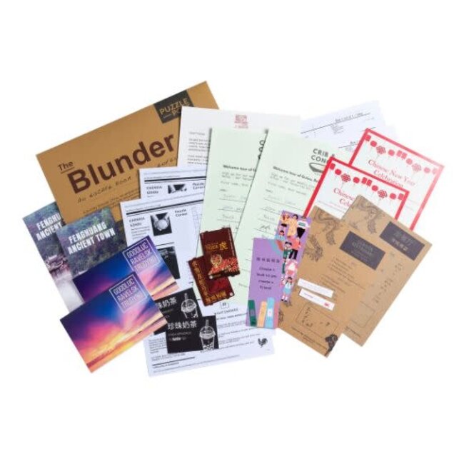 Dinner Party The Blunder - An Escape Room in an Envelope