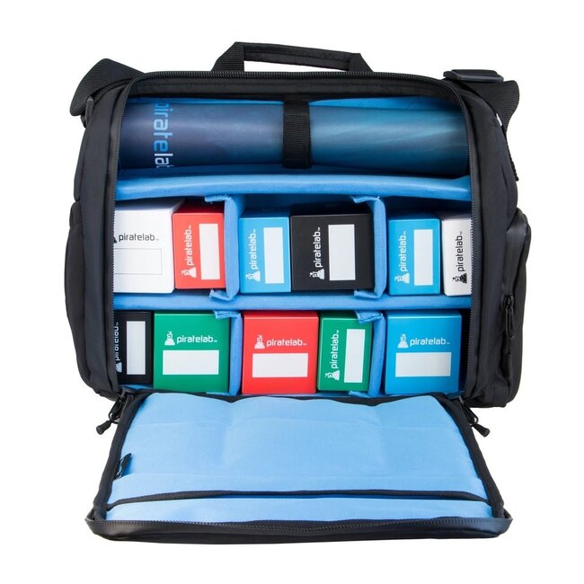 Pirate Lab Card Messenger Bag - Black