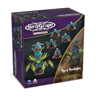 Renegade Game Studios Heroscape: Rising Tide - Queen Maladrix & Festering Honor Guard Army Expansion (Unpainted)