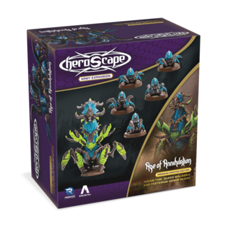 Renegade Game Studios Heroscape Queen Maladrix & Festering Honor Guard Army Expansion - Premium Painted