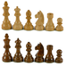 Worldwise Imports 37AG Chess Pieces - 3.75" Acacia Wood, German Knight
